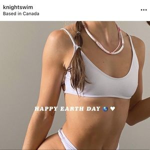Knight Swim Angel Top White